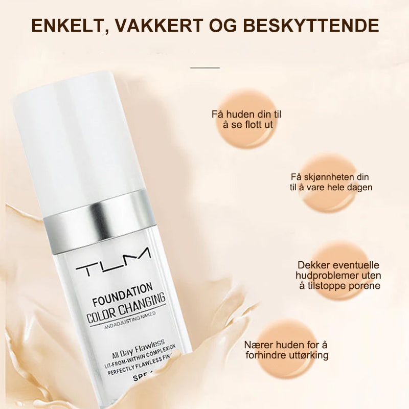 Beste Fargeendrene Foundation for Moden Hud