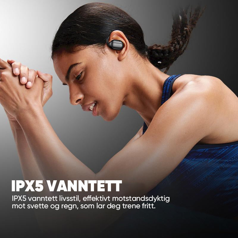 Trådløse Bluetooth-ørepropper med åpent øre