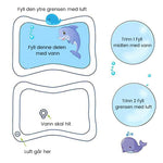 Oppblåsbar vannmatte