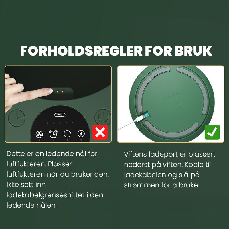 Teleskopisk sammenleggbar vifte