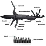 6 i 1 lommeknivtang i rustfritt stål