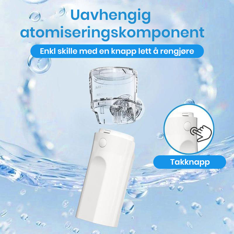 Bærbar håndholdt forstøver