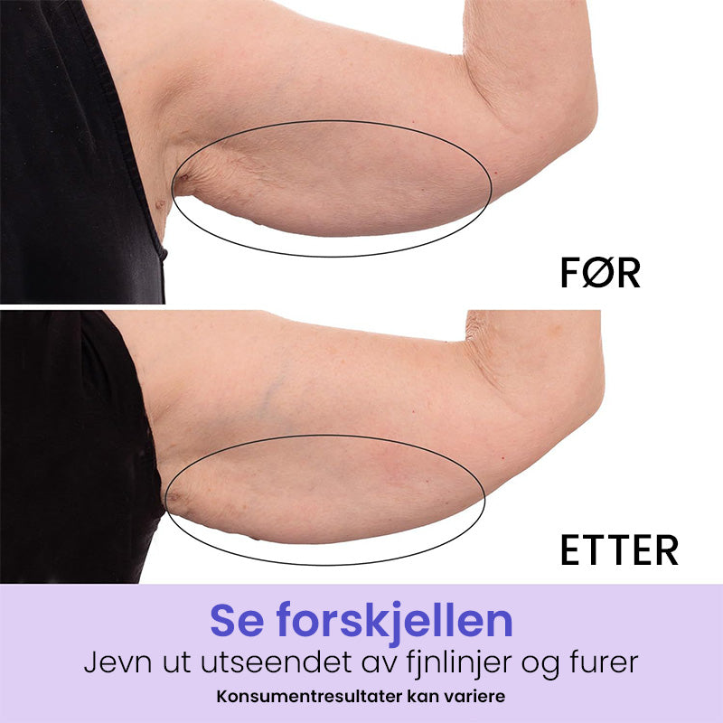 Armcreme for skulpturering og tonerende effekt