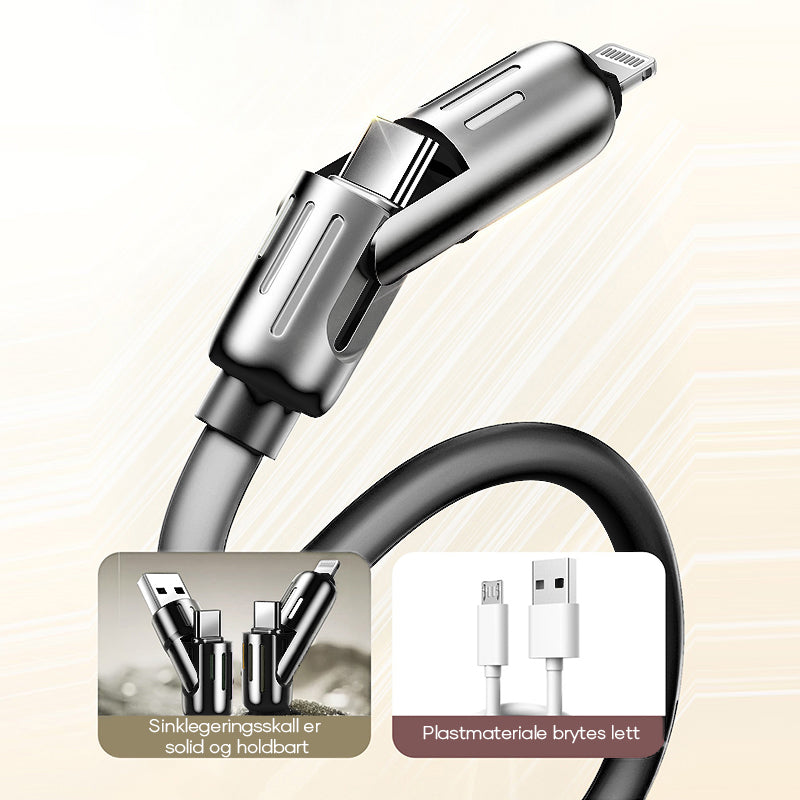 240W 4-i-1 USB C-kabel