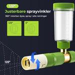 Hurtigkoblet Høytrykksskumkanon for Enkel Bilvask