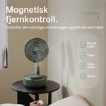 Teleskopisk sammenleggbar vifte