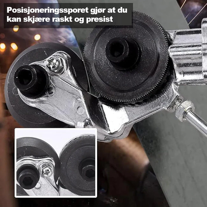 Metall Nibbler Boremaskinvedlegg