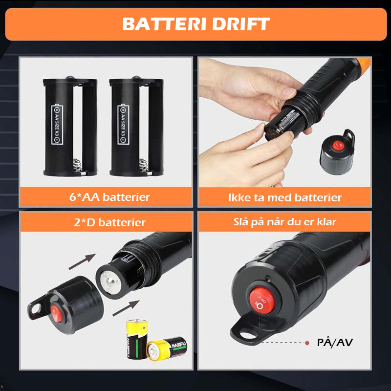 Bærbar batteridrevet pumpe