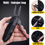 6 i 1 lommeknivtang i rustfritt stål