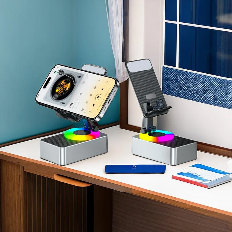 Bluetooth audio powerbank-holder