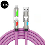 240W 4-i-1 USB C-kabel