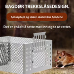 Automatisk musefelle i rustfritt stål