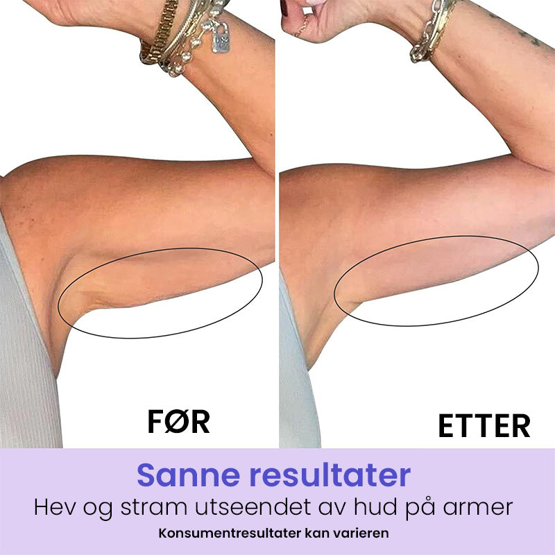 Armcreme for skulpturering og tonerende effekt