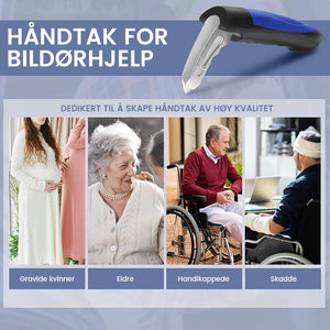 Støttehåndtak for eldre i bil
