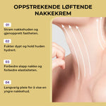 Stram og løft halskrem for uren hud