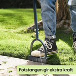 Halvmåne gresskantklipper med T-håndtak