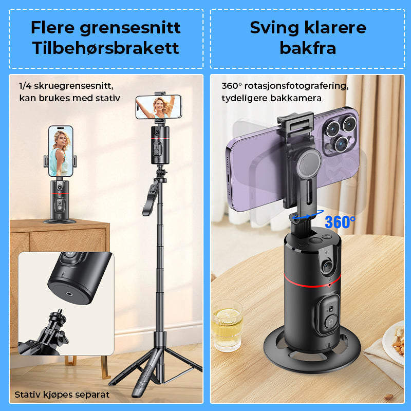 Automatisk ansiktssporing Stativfjernkontroll