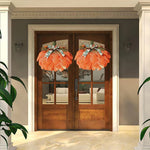 Kunstig gresskar høstkrans