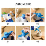 Tetningsklips for matemballasje