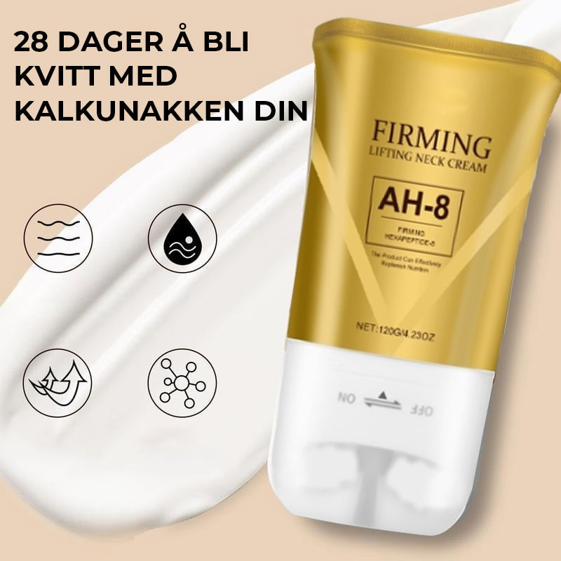 Stram og løft halskrem for uren hud