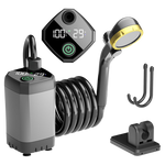 Bærbar, oppladbar utendørs campingdusjpumpe