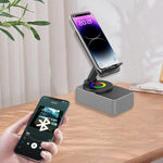 Bluetooth audio powerbank-holder