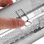 Roterende grill i rustfritt stål