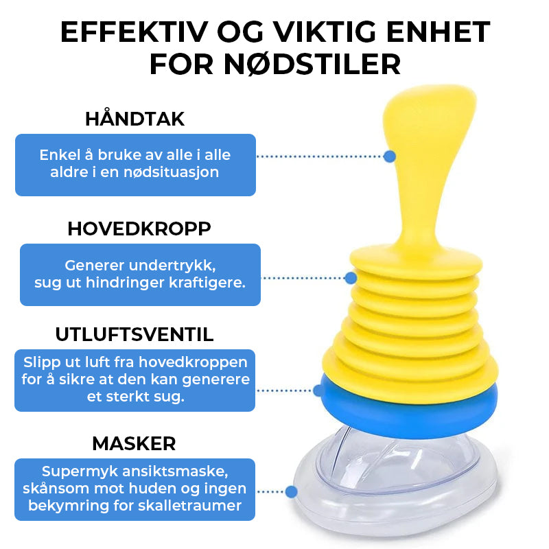Vital kapasitetstrener + anti-kvelningsanordning