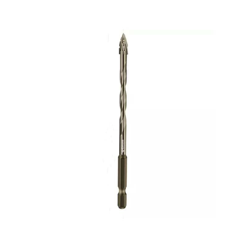 Fire-blad serratert eksentrisk borer