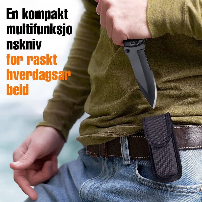 6 i 1 lommeknivtang i rustfritt stål