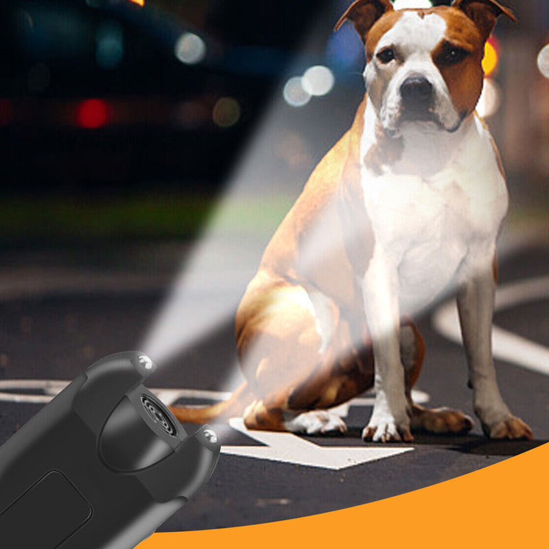 Håndholdt Barkkontroll Lysende Ultrasonisk Dyreavviser