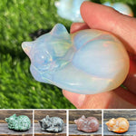 Søt sovende katt dekorasjon