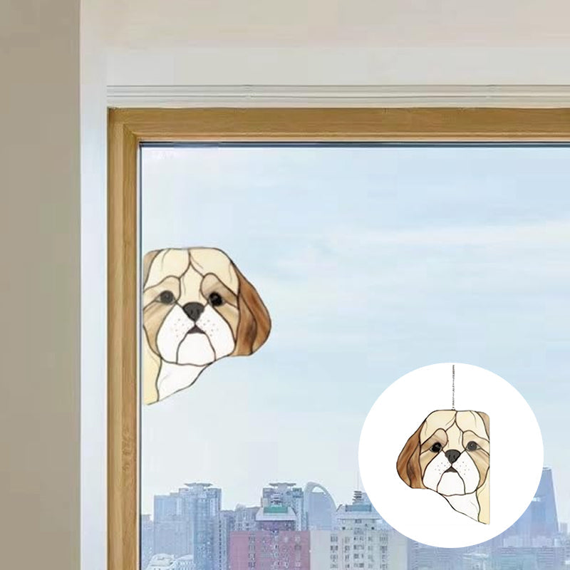 Dekorativt anheng "peeping dog"