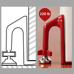 Bærbar alarm dørstopper