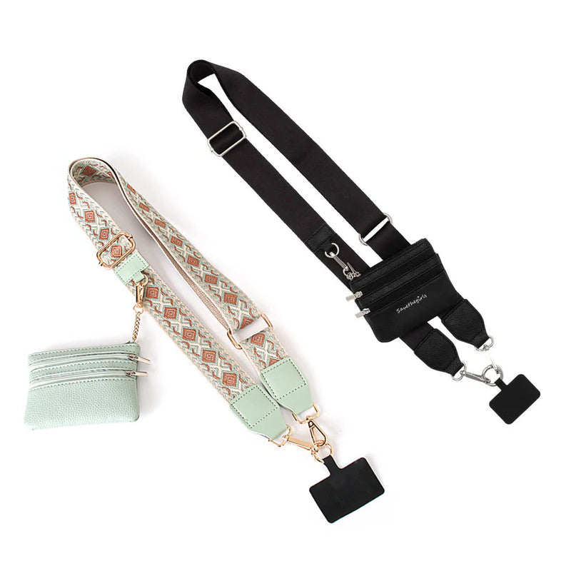 Den ultimate handsfree-løsningen: Telefonstropp med sikker glidelåslomme