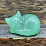 Søt sovende katt dekorasjon