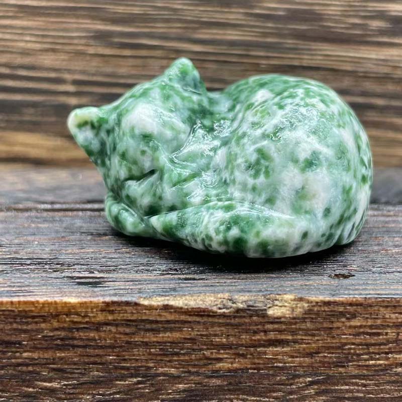 Søt sovende katt dekorasjon