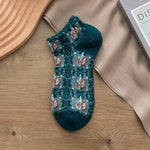 Vintage Pregede Bomullssokker