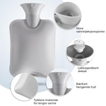 Plysj påfyllbart varmtvannsflaskebelte