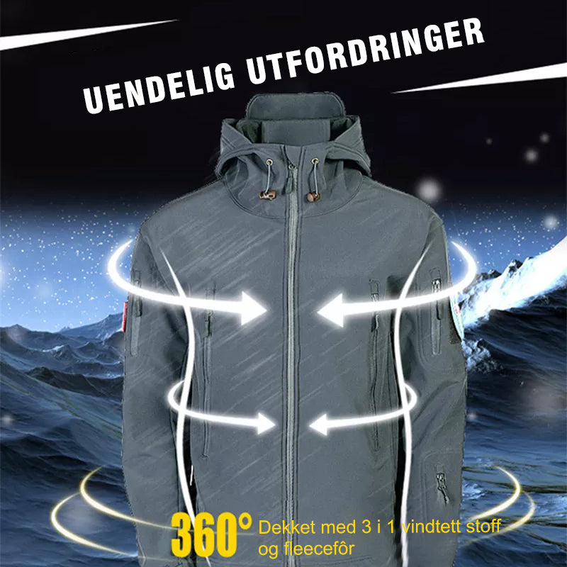 Herre Vindtett Vanntett Jakke
