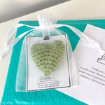 Lommeklem Hekle Hjerte Liten Gave