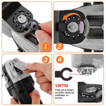 Oscillerende verktøyblader med buet kant (20 STK)