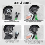 Vinkelslipernøkkel fortykket demonteringsverktøy Justerbar