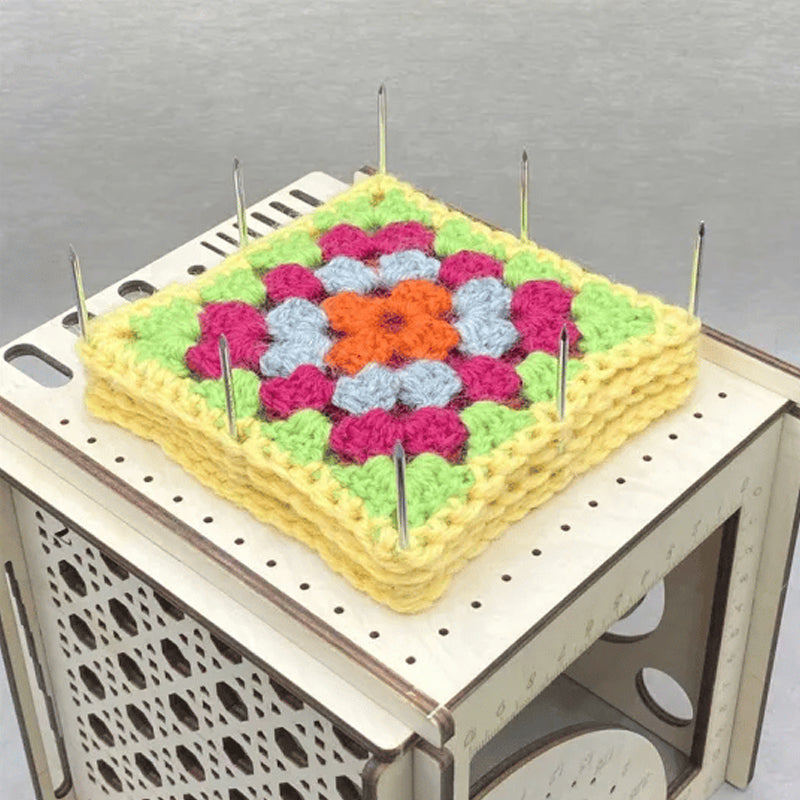 Alt-i-ett tregarnskål - Multifunksjonelt strikkeverktøy