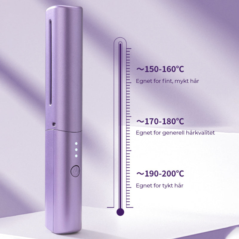 Oppladbar mini rettetang