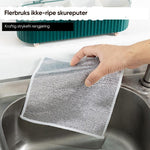Multifunksjonell oppvaskklut uten riper