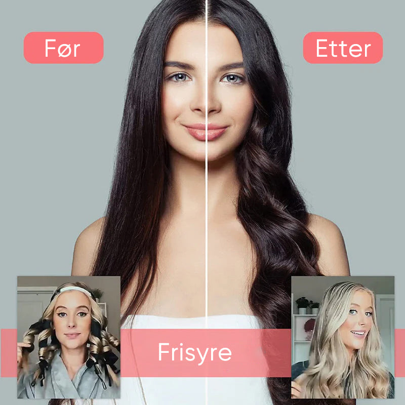 Sovende pannebånd varmefri krølltang