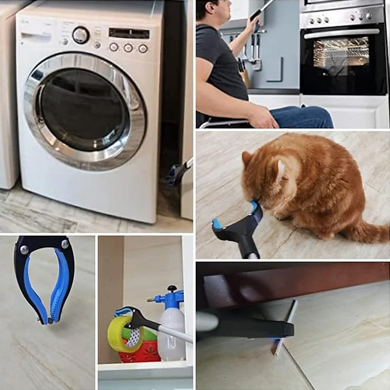 Sammenleggbar griper med 360° svingklype