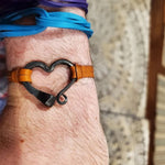 🔥Valentine's Day-håndlaget Love Horseshoe Nail Armbånd