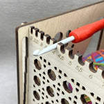 Alt-i-ett tregarnskål - Multifunksjonelt strikkeverktøy